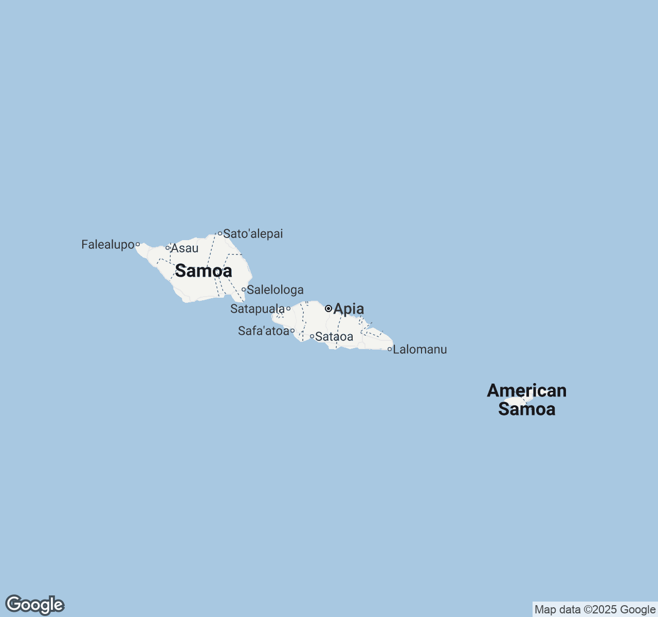 Map of Apia